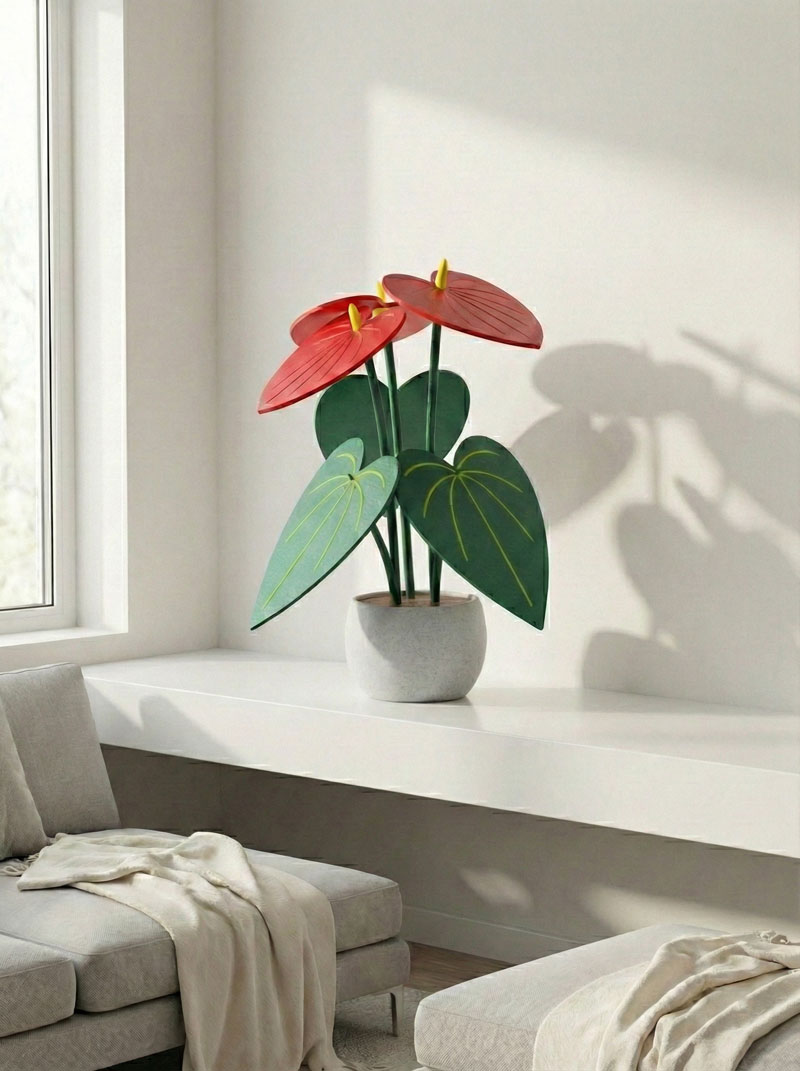 Portavasos Anturio Set X6 Unidades De Mesa