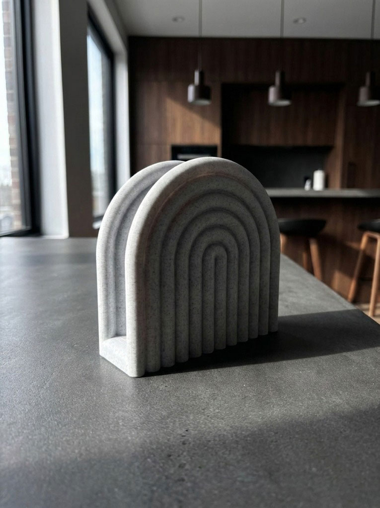 Servilletero "Crown" – Minimalismo Geométrico