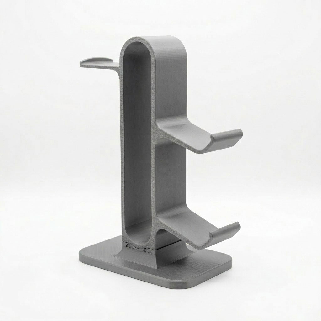 Soporte Vertical para 2 Controles y Audífonos