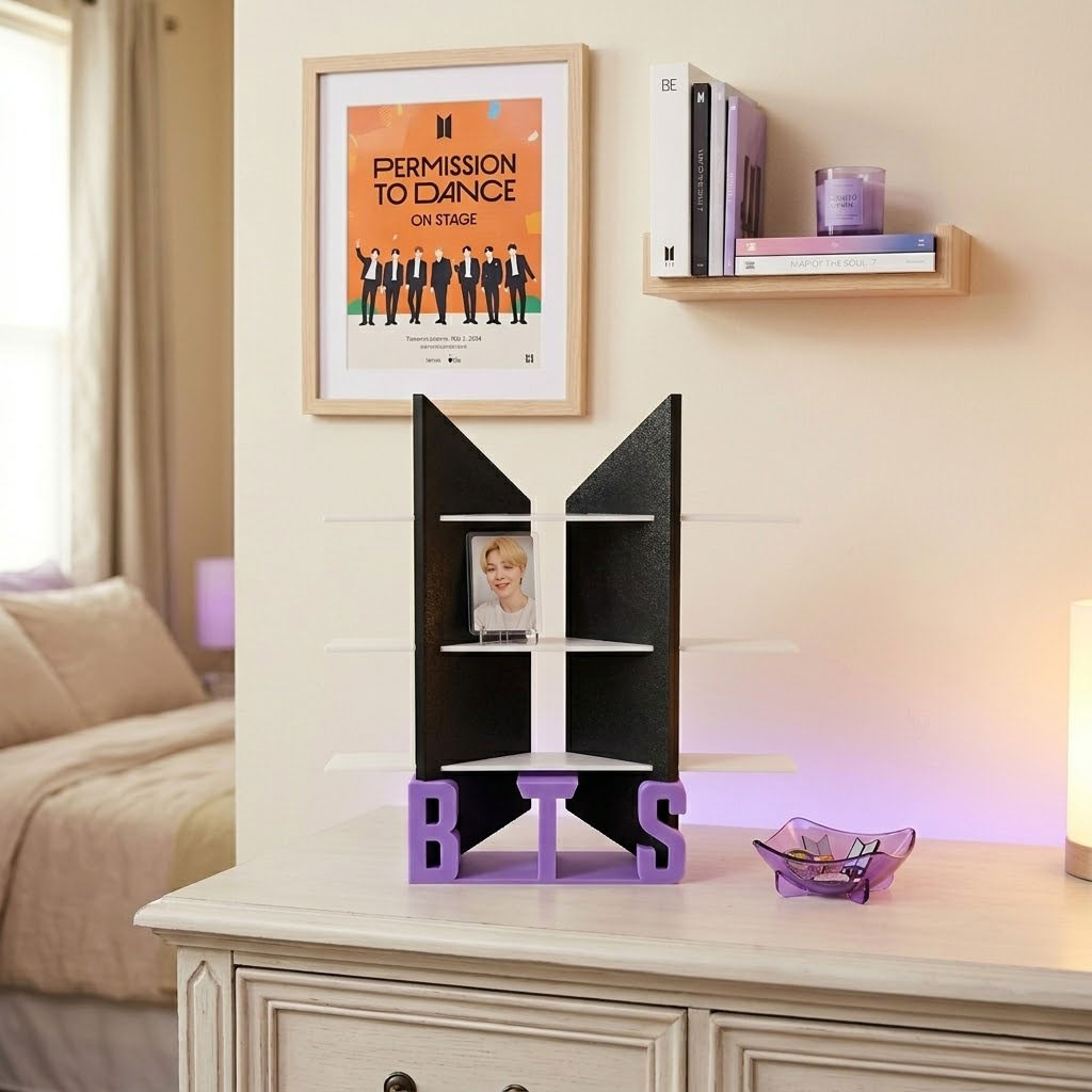 Repisa Exhibidora BTS - Ideal para Figuras Coleccionables