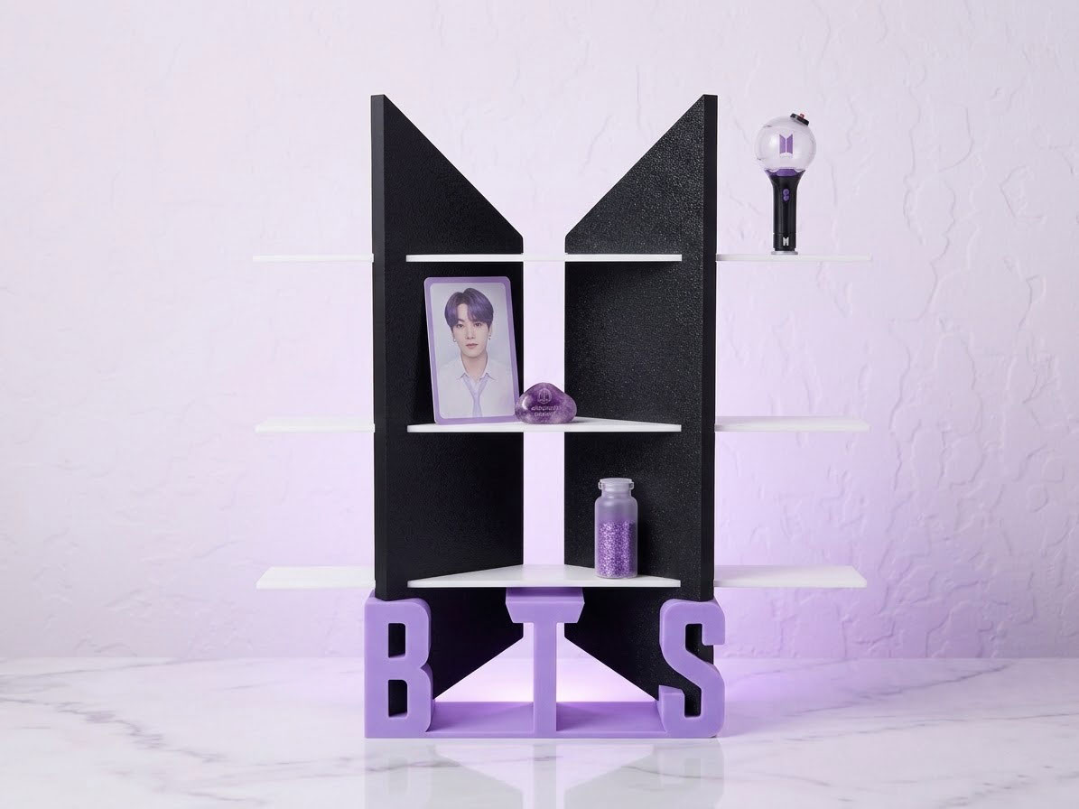 Repisa Exhibidora BTS - Ideal para Figuras Coleccionables