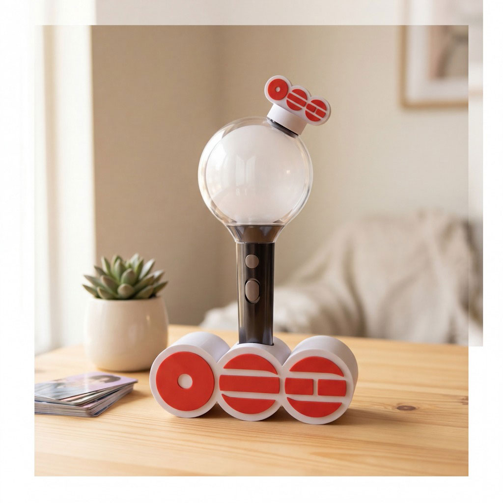 Kit de Exhibición Nimvu: Soporte y Accesorio Arirang para BTS Lightstick