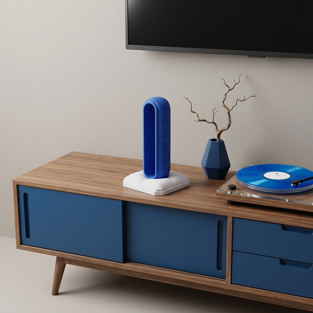 Soporte para Audífonos - Edición Azul Acolchado